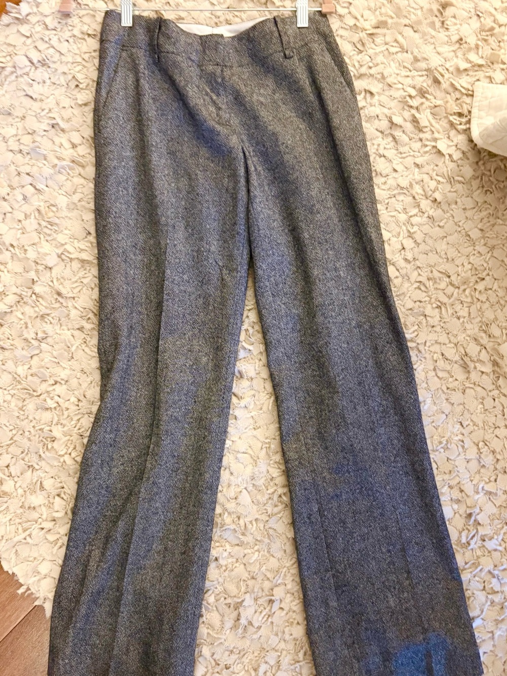 Ann Taylor Women's Gray Wool Blend Trouser Pants- Fully lined
